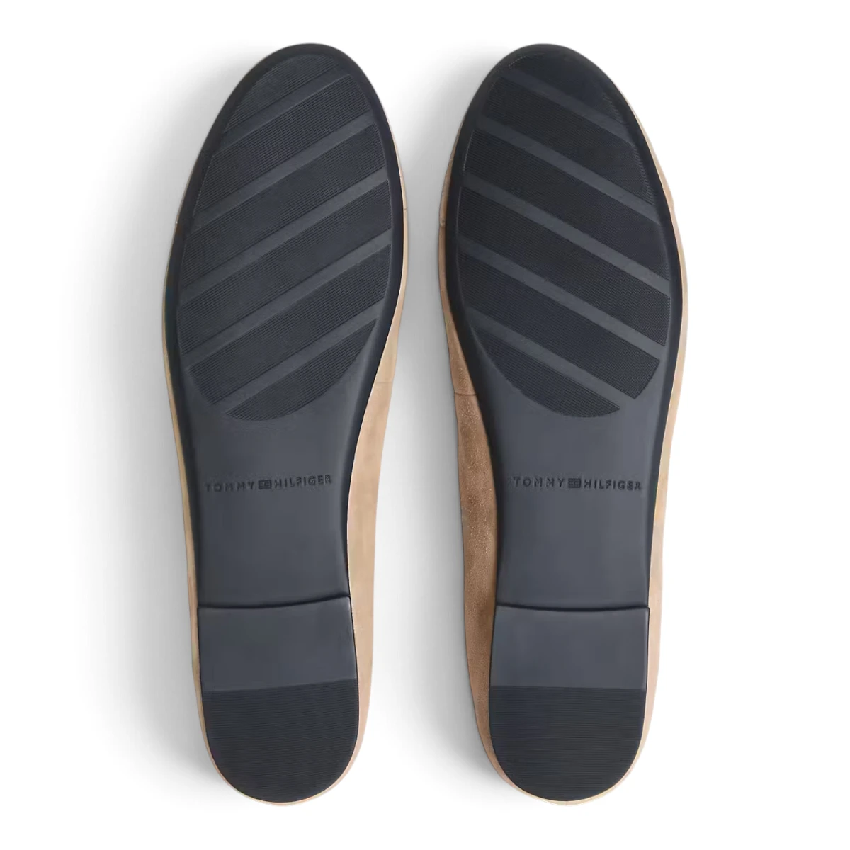 Tommy Hilfiger balerinke od brušene kože Suede Ballerina FW0FW09357-RBC