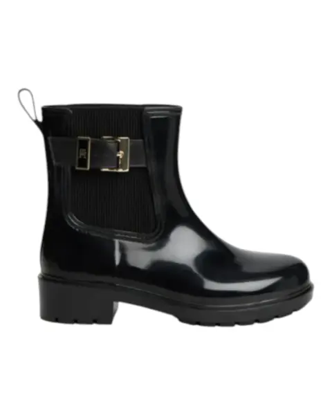 Tommy Hilfiger Shiny Buckle Cleat Rain Boots