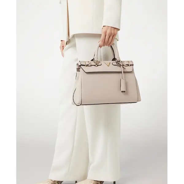 HWEBG951105-ALM Guess ECO ALI LUXURY SATCHEL ALM