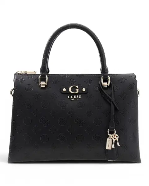 Guess Ženska Torba Dita Multi Comp Satchel – Crna
