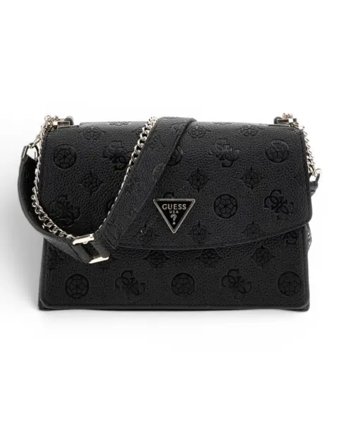 Guess Ženska Torba Cresidia II Convertible Crossbody Flap - Crna