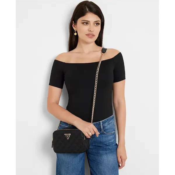 HWQG8748140-BLA Guess GIULLY CAMERA BAG BLA