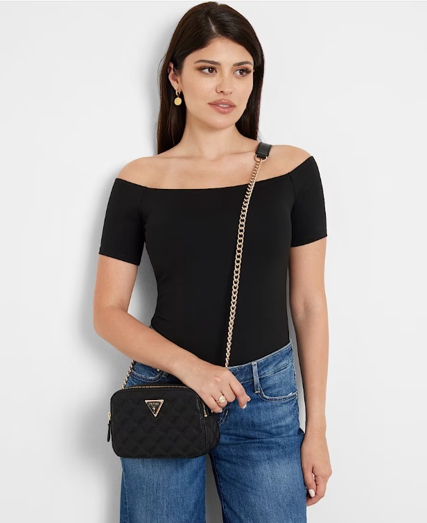 HWQG8748140-BLA Guess GIULLY CAMERA BAG BLA