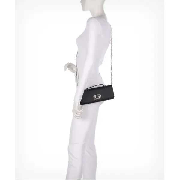 HWSE9350720-BLA Guess ZALINA TOP HANDLE CLUTCH