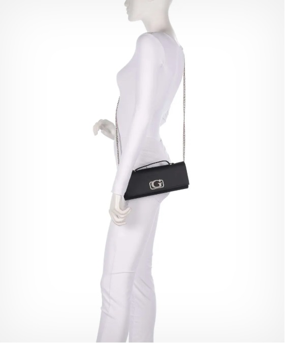 HWSE9350720-BLA Guess ZALINA TOP HANDLE CLUTCH