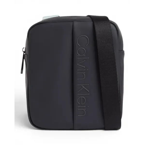K50K510225-BAX-OS Crna muška torba preko ramena Rubberized – Calvin Klein