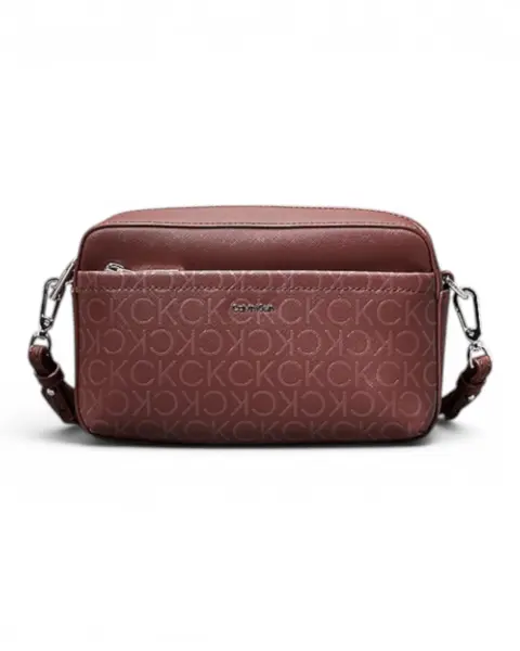 Smeđa monogram ženska torba preko ramena – Calvin Klein