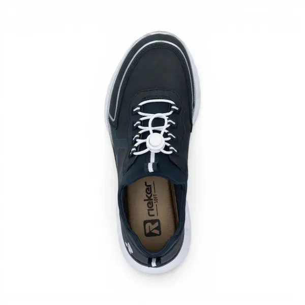 M6062-14 Ženske plave slip-on tenisice - Rieker
