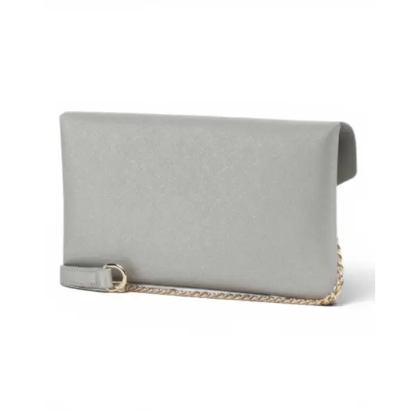 VBS3XI01-ARGENTO Srebrna clutch torbica VBS3XI01 - Valentino Bags