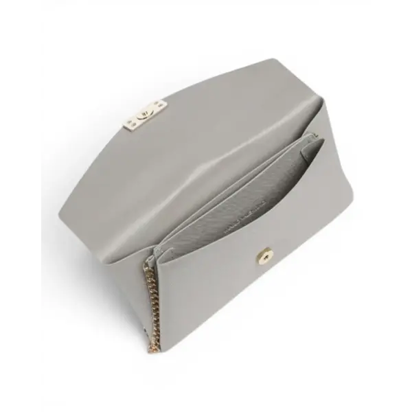 VBS3XI01-ARGENTO Srebrna clutch torbica VBS3XI01 - Valentino Bags