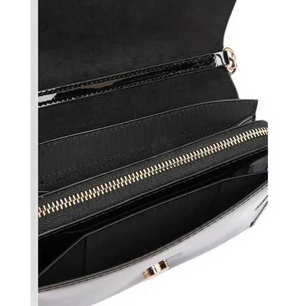 VBS9IE17VER-NERO Crna lakirana torbica preko ramena VBS9IE17VER - Valentino Bags