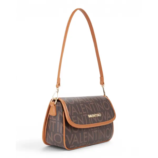 VBS9IS09-MORO/NATURALE Smeđa torbica na preklop VBS9IS09 - Valentino Bags