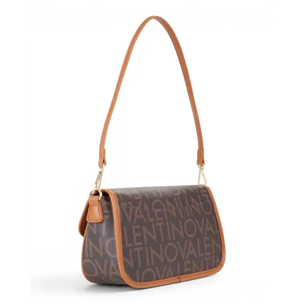 VBS9IS09-MORO/NATURALE Smeđa torbica na preklop VBS9IS09 - Valentino Bags