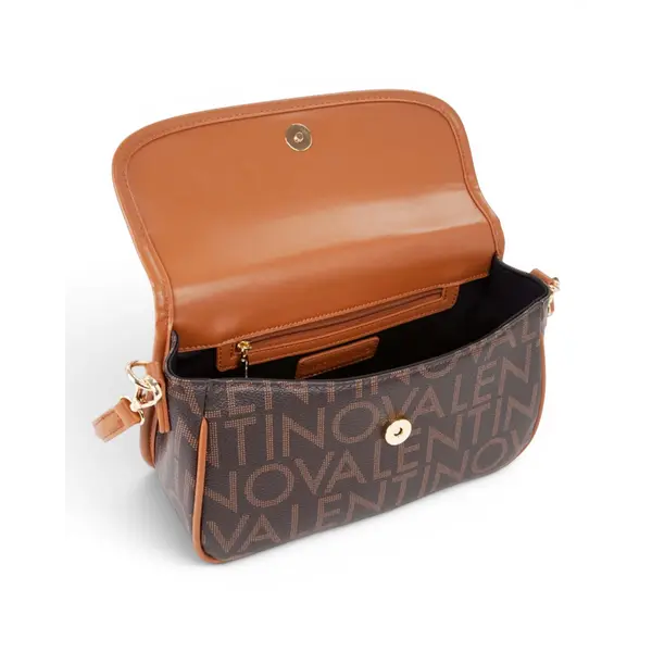 VBS9IS09-MORO/NATURALE Smeđa torbica na preklop VBS9IS09 - Valentino Bags