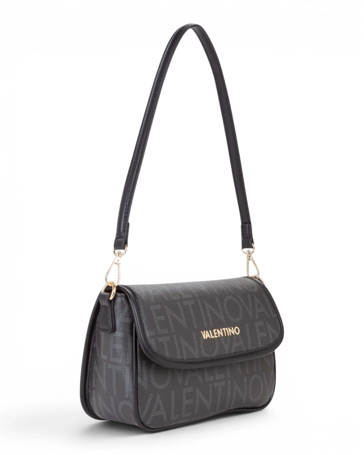 VBS9IS09-NERO Crna torbica na preklop VBS9IS09 - Valentino Bags