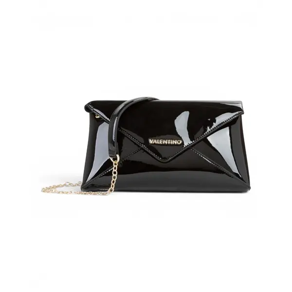 VBS9OS17VER-NERO Crna lakirana torbica preko ramena VBS9OS17VER - Valentino Bags