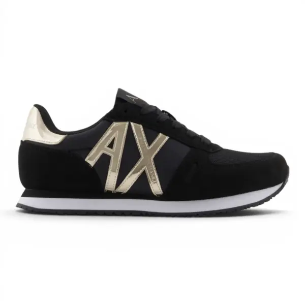 Armani Exchange Ženske Tenisice (Black + Light Gold)