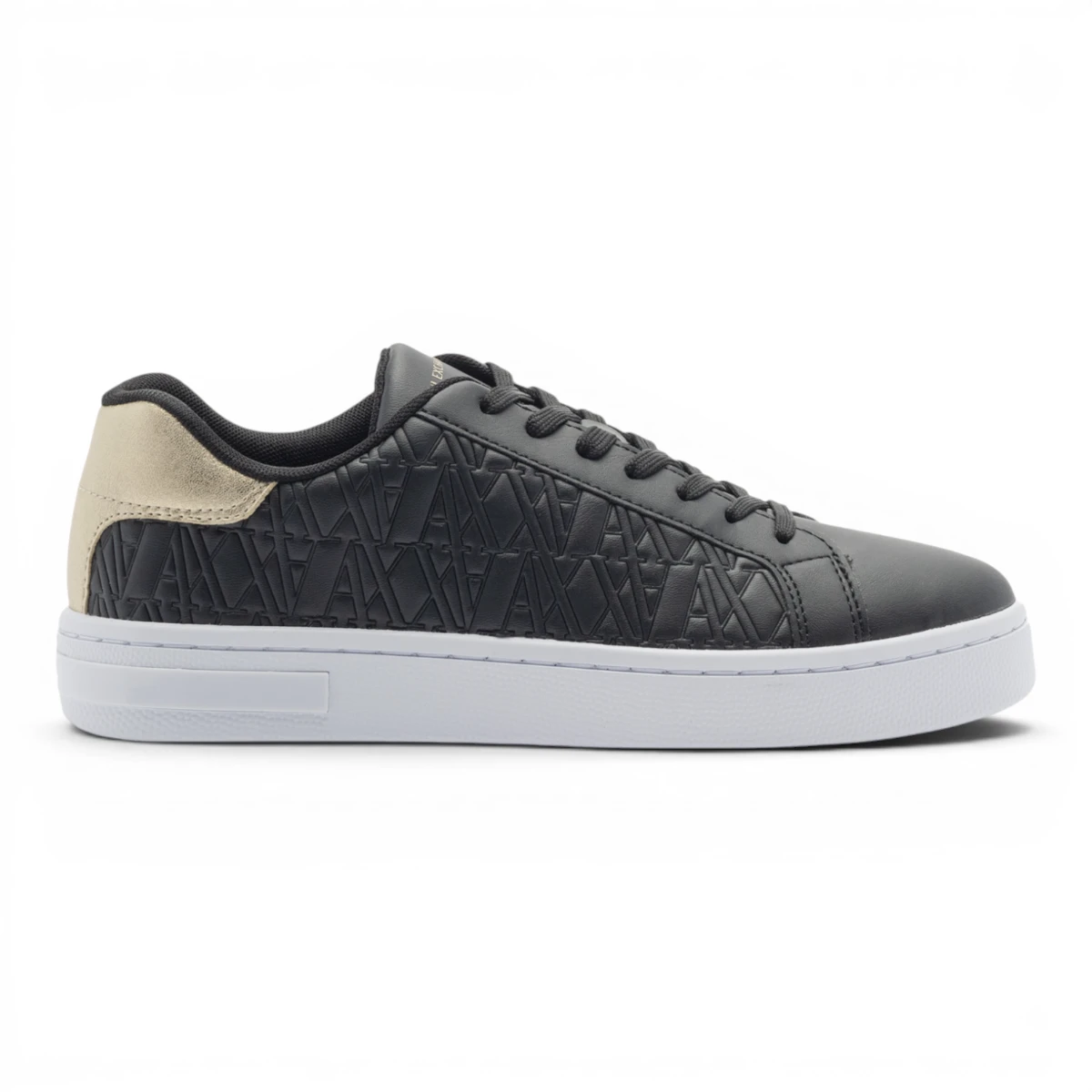 XDX165 XV891  T780 ARMANI EXCHANGE footwear BLACK+PALE GOLD