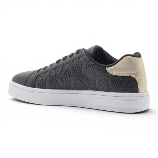 XDX165 XV891  T780 ARMANI EXCHANGE footwear BLACK+PALE GOLD
