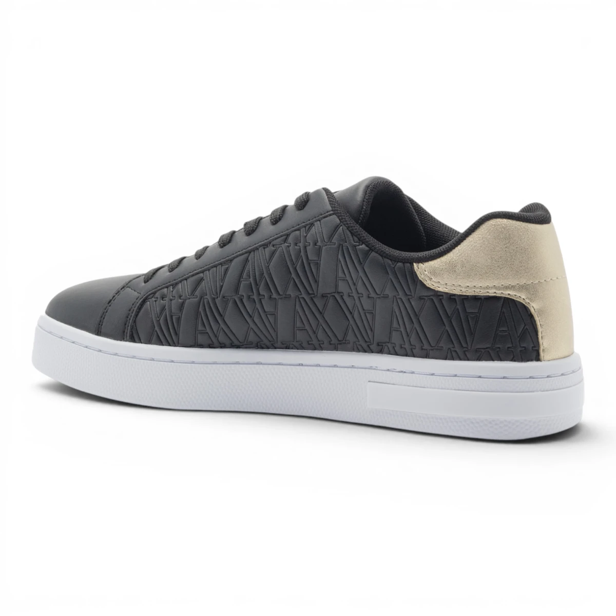 XDX165 XV891  T780 ARMANI EXCHANGE footwear BLACK+PALE GOLD
