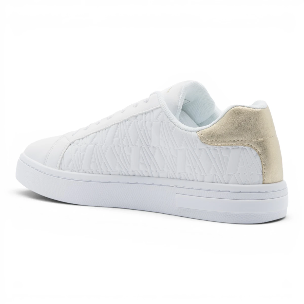 XDX165 XV891  T782 ARMANI EXCHANGE footwear OP.WHITE+PALE GOLD