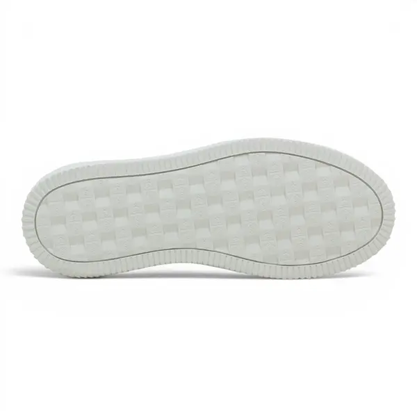 YW0YW00823-02Z CK JEANS CHUNKY CUPSOLE MONO LTH WN Bright White/Andorra