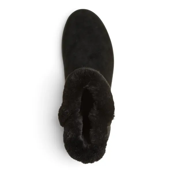 144745-BBK Ženske Zimske Gležnjače Relaxed Fit On-the-GO Stellar - Cozy Step (Crna) — Skechers