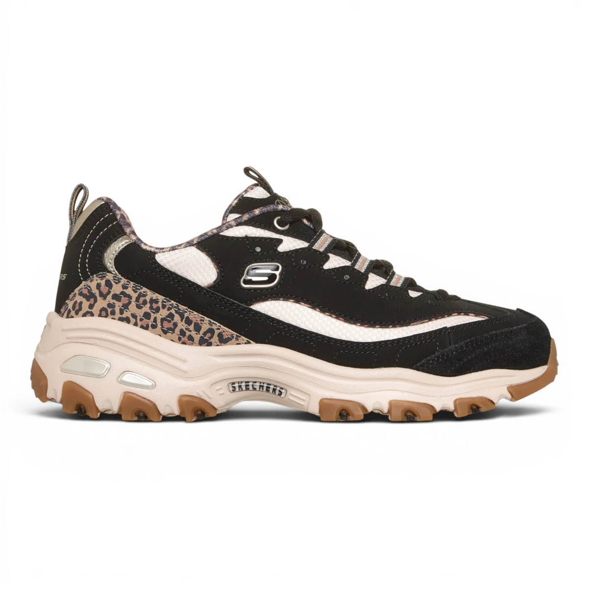 150877-BLK Skechers D'LITES-WILD CHARM