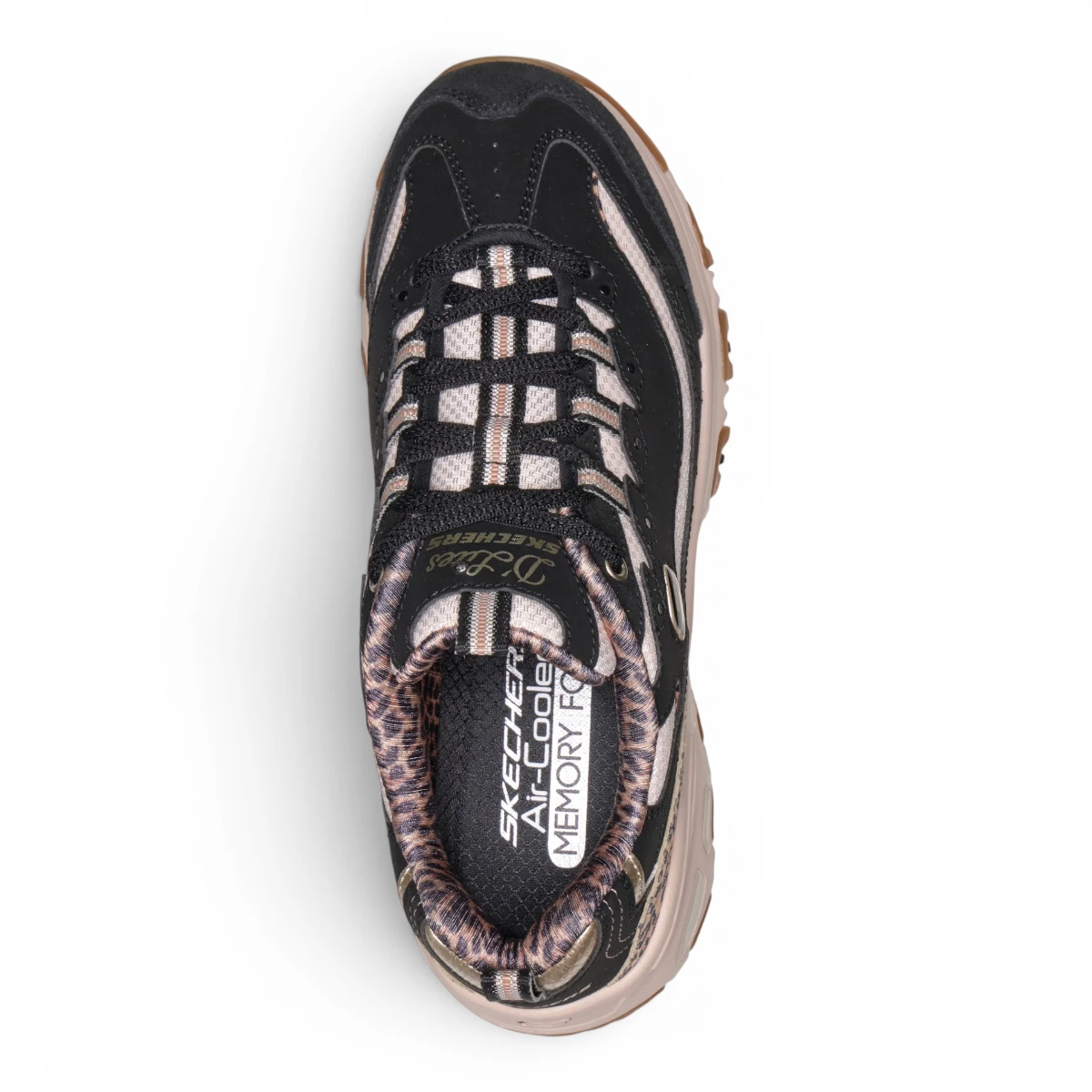 150877-BLK Skechers D'LITES-WILD CHARM