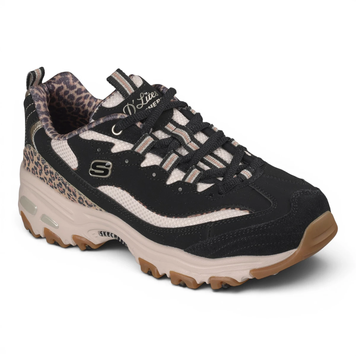 150877-BLK Skechers D'LITES-WILD CHARM