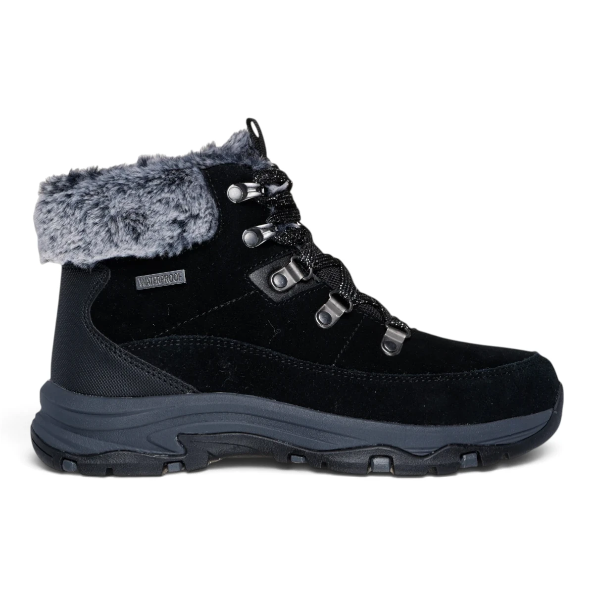 167882-BLK Ženske Zimske Čizme Trego - Snow Worries (Crna) — Skechers