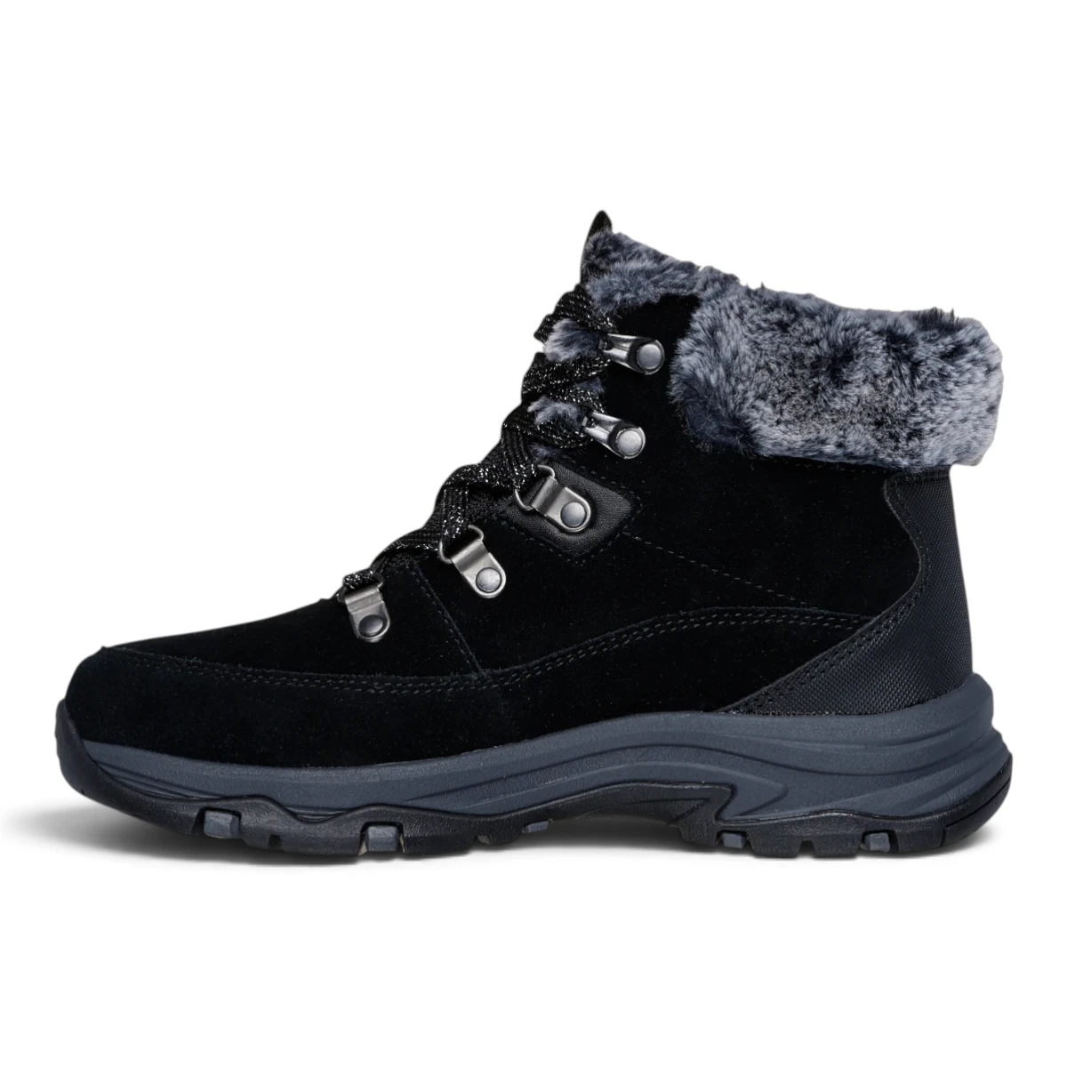167882-BLK Ženske Zimske Čizme Trego - Snow Worries (Crna) — Skechers
