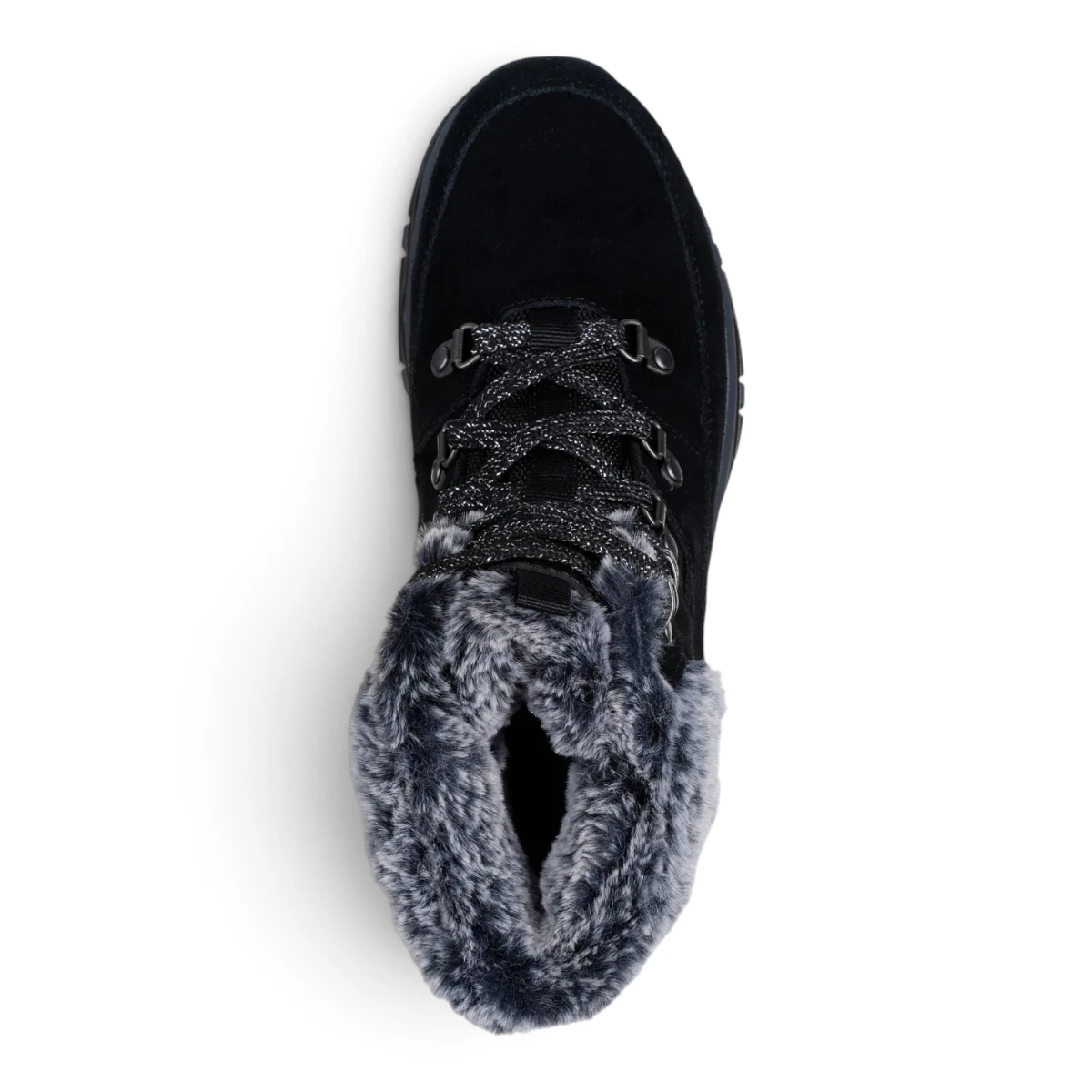 167882-BLK Ženske Zimske Čizme Trego - Snow Worries (Crna) — Skechers