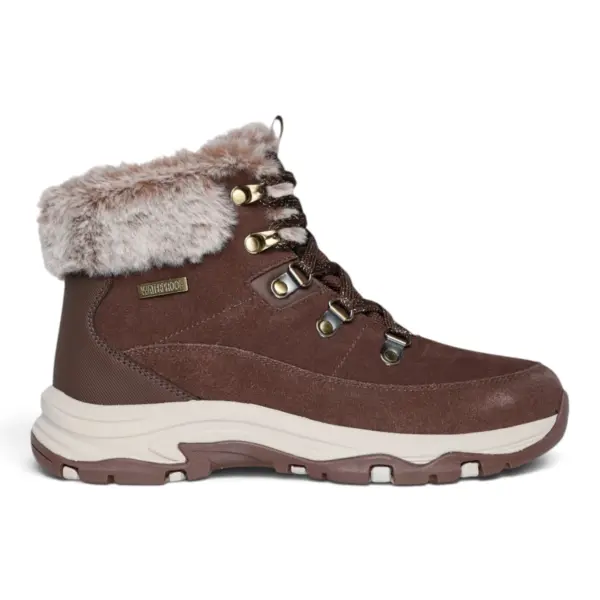 Ženske Zimske Čizme Trego - Snow Worries (Smeđa) — Skechers