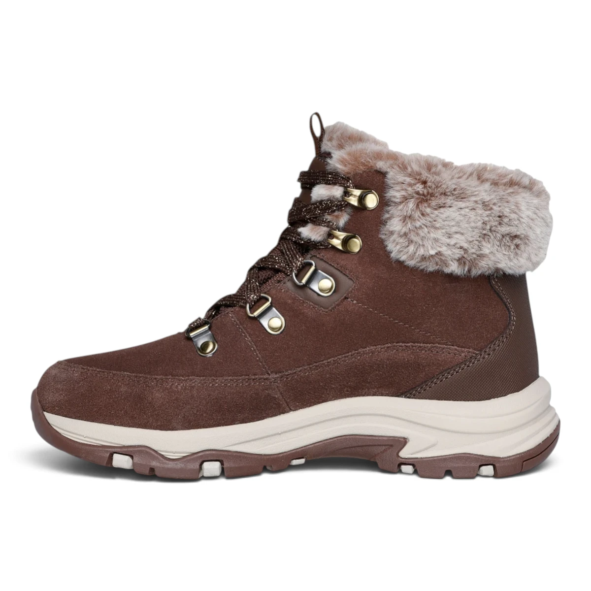167882-CHOC Ženske Zimske Čizme Trego - Snow Worries (Smeđa) — Skechers