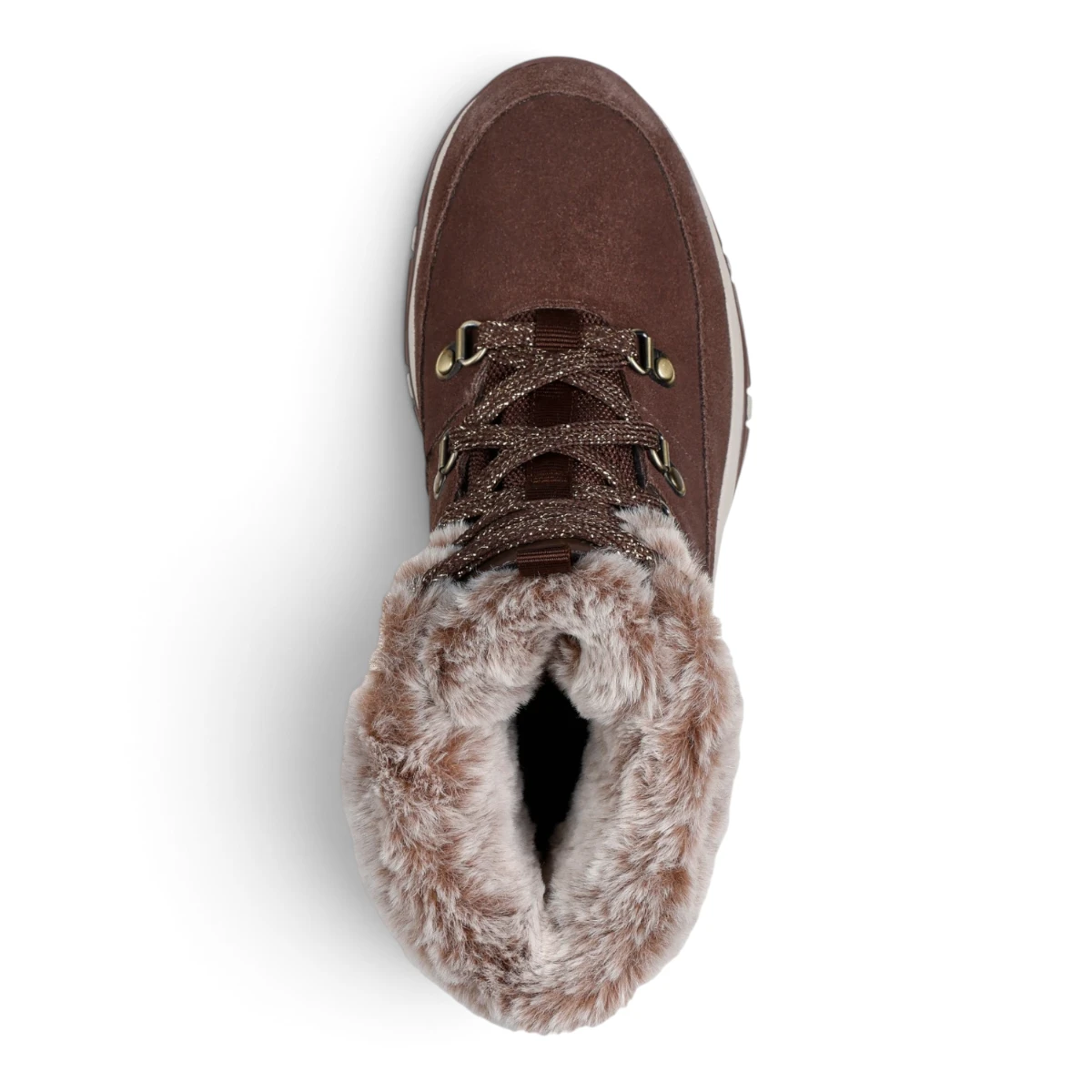 167882-CHOC Ženske Zimske Čizme Trego - Snow Worries (Smeđa) — Skechers