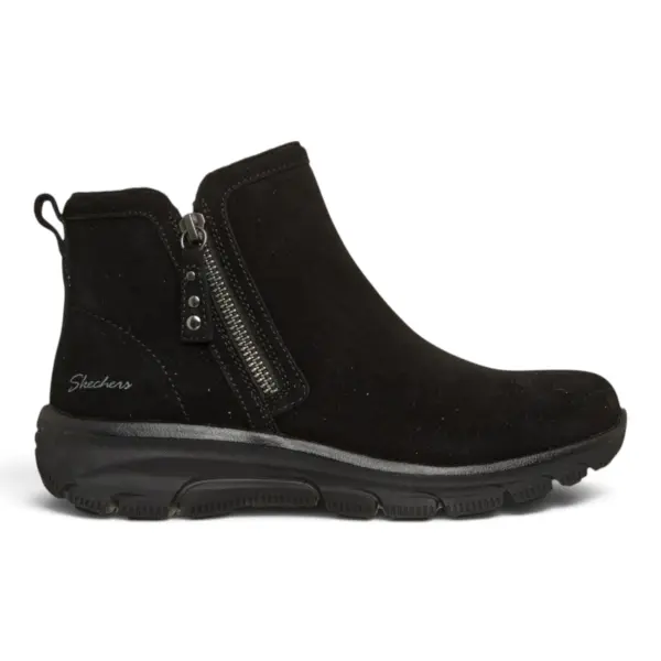 Ženske Gležnjače Relaxed Fit Easy Going - Urban Zip (Crna) — Skechers