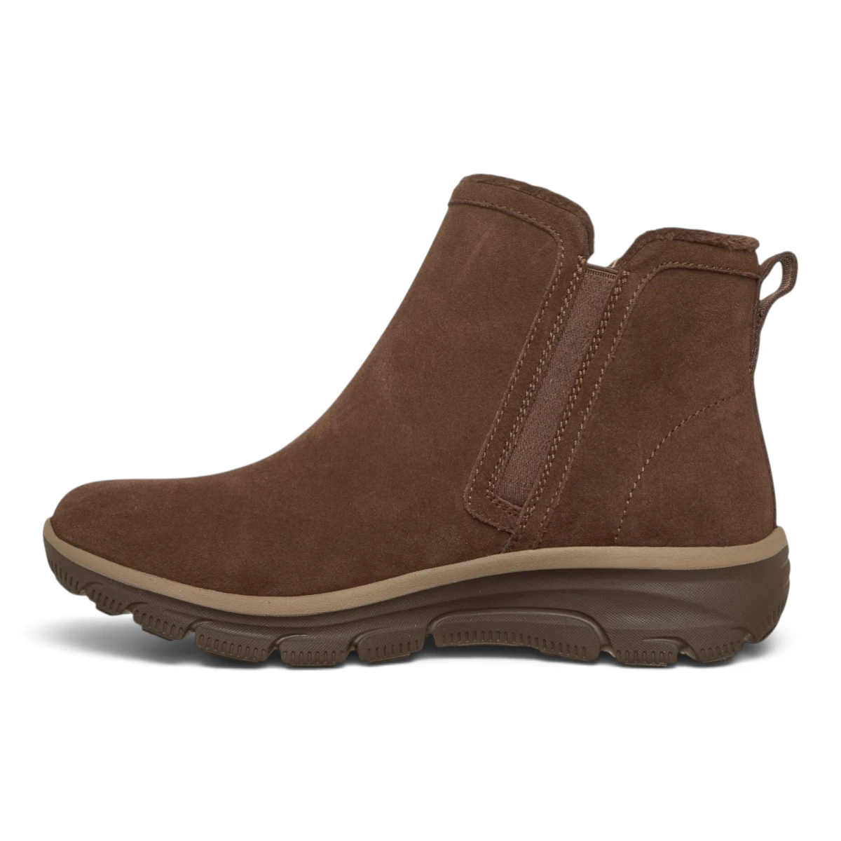 168188-CHOC Ženske Gležnjače Relaxed Fit Easy Going - Urban Zip (Smeđa) — Skechers