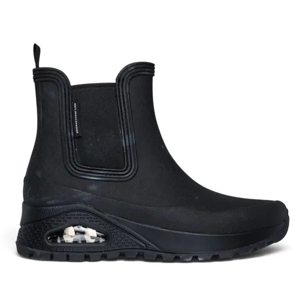 177183-BBK Ženske Gležnjače Uno Rugged - Dancing In The Rain — Skechers