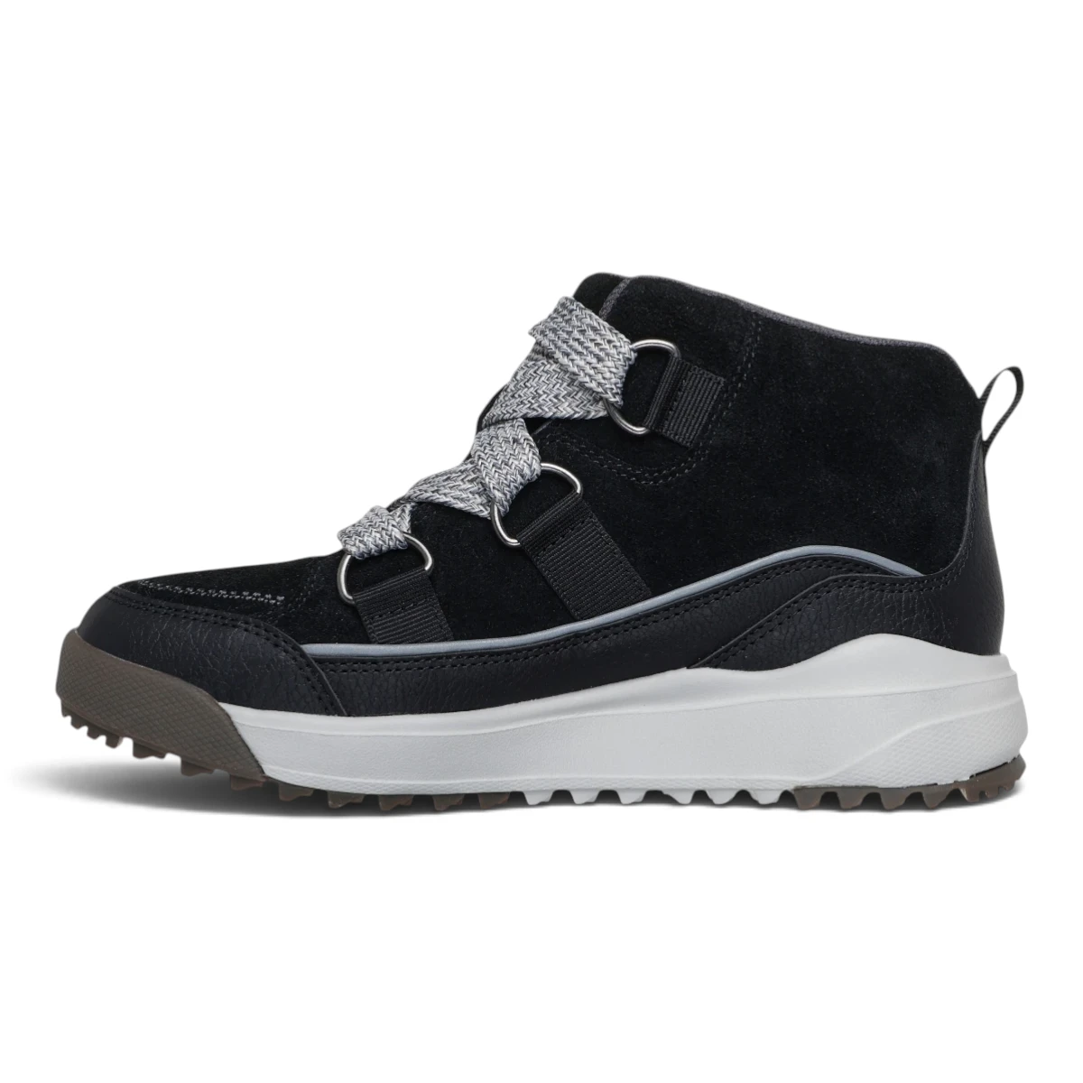 180320-BLK Ženske Visoke Tenisice Relaxed Fit Yana - Collins Landing — Skechers