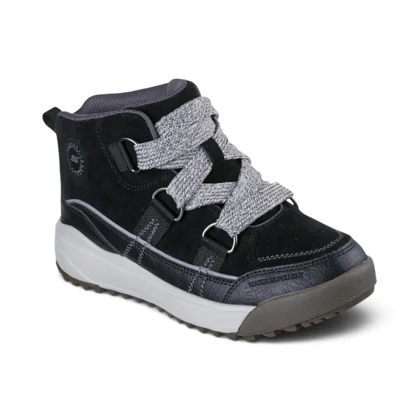 180320-BLK Ženske Visoke Tenisice Relaxed Fit Yana - Collins Landing — Skechers