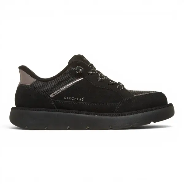 190196-BBK Ženske Crne Zimske Tenisice Slip-Ins Keepsakes Cozy - Street Hiker EZ — Skechers