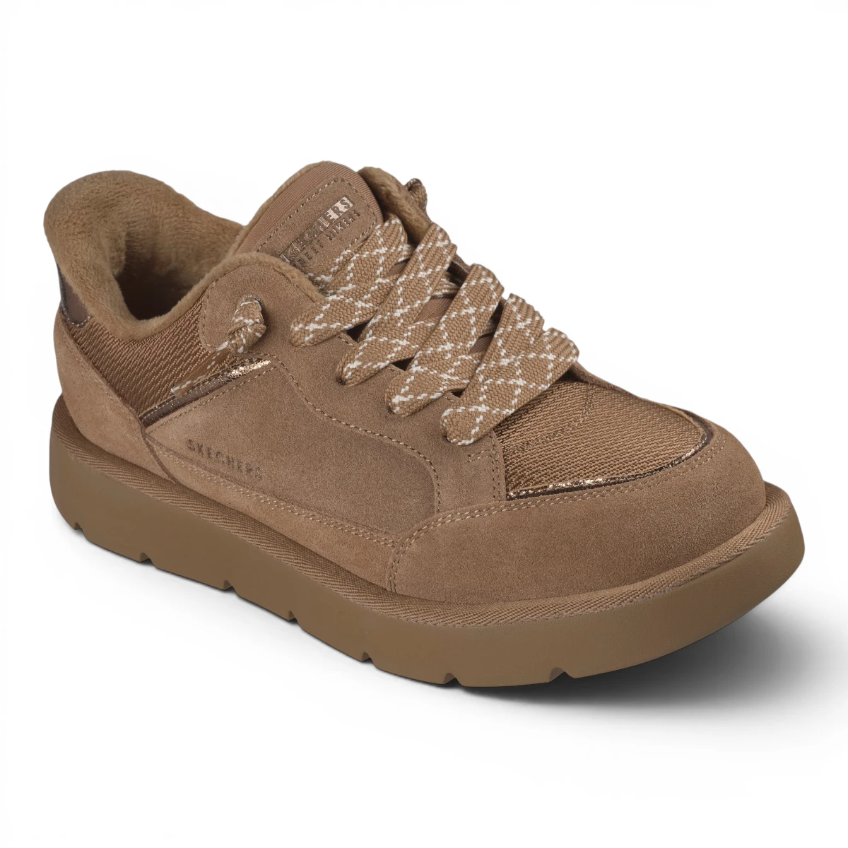 190196-CSNT Ženske Zimske Tenisice Slip-Ins Keepsakes Cozy - Street Hiker EZ — Skechers