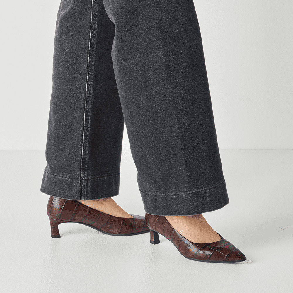 22351-47-31Z Smeđe salonke Muscat Croco - Tamaris