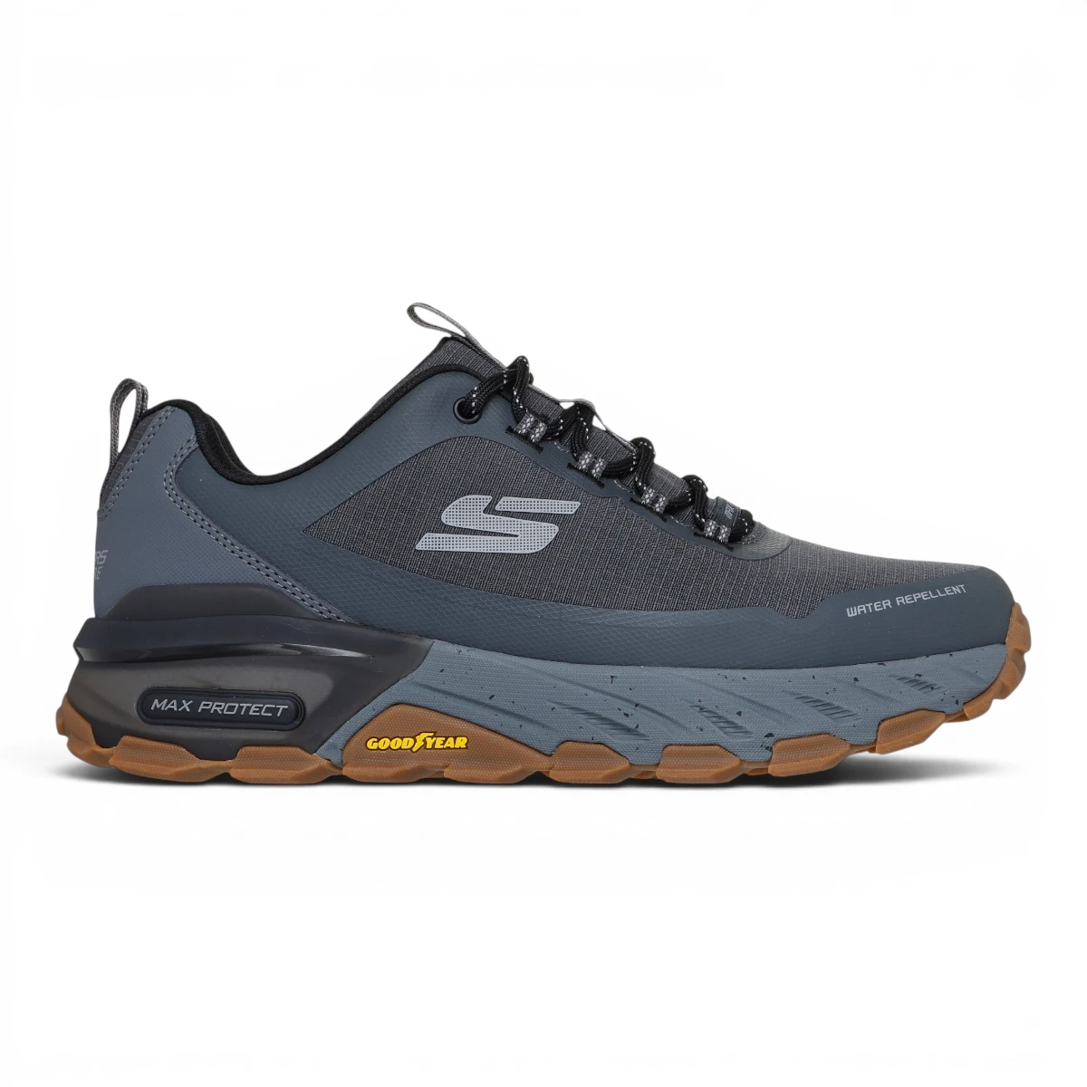 237669-CHAR Muške Sive Tenisice Max Protect - Promote Track — Skechers
