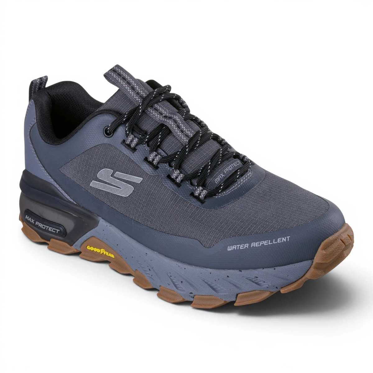 237669-CHAR Muške Sive Tenisice Max Protect - Promote Track — Skechers