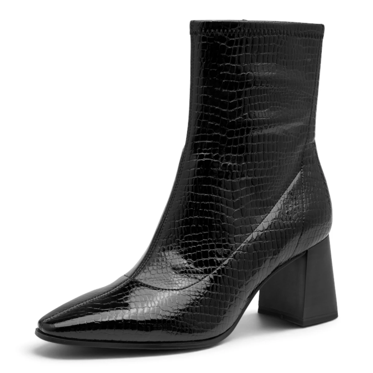 25317-47-028 Tamaris čizma BLACK CROCO
