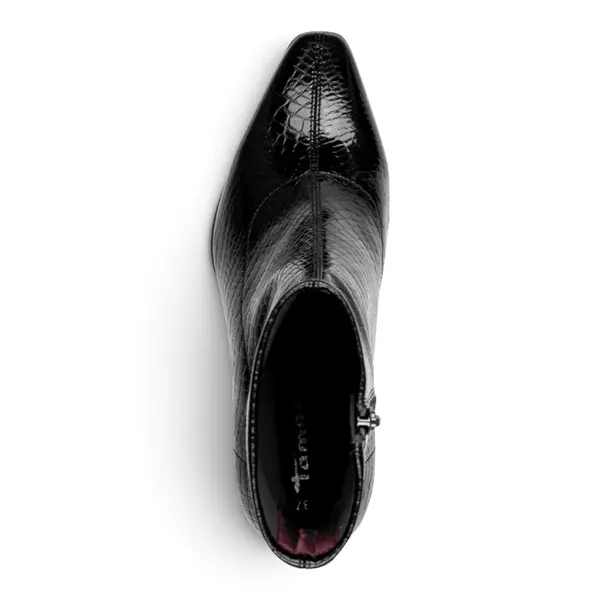 25317-47-028 Tamaris čizma BLACK CROCO