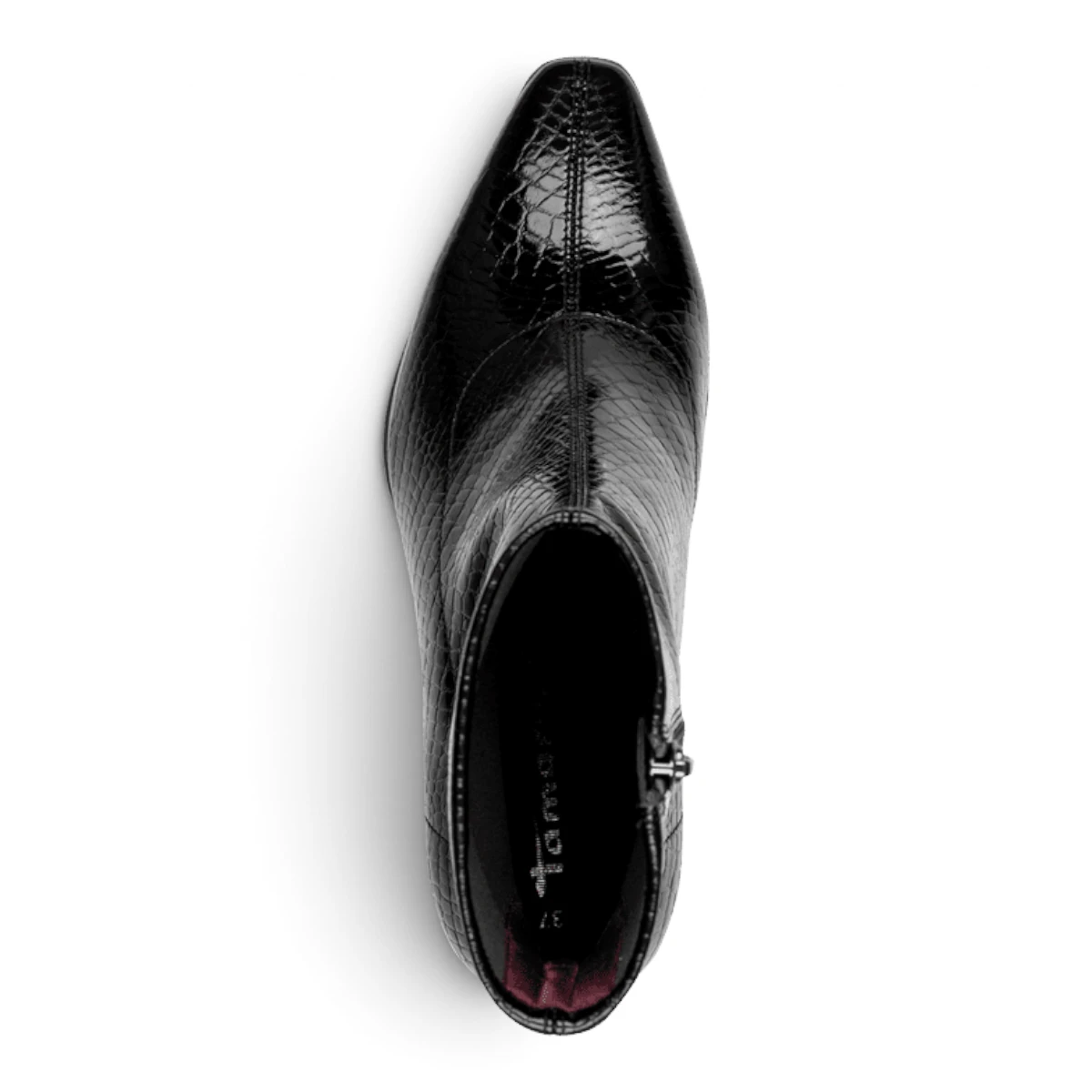 25317-47-028 Tamaris čizma BLACK CROCO