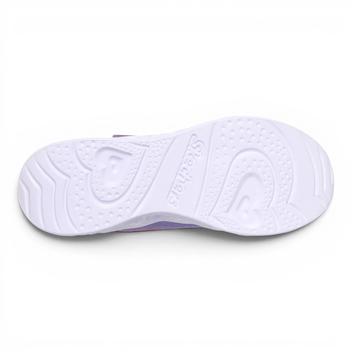 303736NC-LVMT Dječje Tenisice Heart Lights - Bubble Love - Skechers